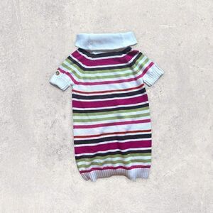 Gymboree -| EUC girl’s striped turtleneck sweater dress size 5-6 S
